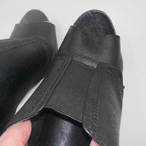 Vince Camuto Pernot Sandals/Boots Women’s 8 M Black Leather Adj. Heel - Picture 10 of 10